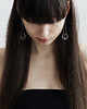 kolczyki srebrne Kolczyki srebrne MINIMAL earrings MAXI / black 4