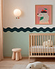 tapety i naklejki ścienne Wainscoting Double Wave - samoprzylepny dekoracyjny panel ścienny 2