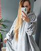 bluza z kapturem damska KOCO-BLUZA I276 SZARA 6