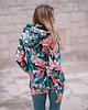 bluza z kapturem damska Dzianinowa bluza damska, sportowa, duży kaptur 1