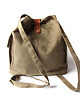 torebki różne plecak - khaki&brown&folk- 4
