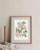 grafiki i ilustracje PLAKAT dekoracyjny , botaniczny, kwiaty ilustracja, róże polne 4
