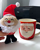 kubki Kubek świąteczny porcelanowy z maskotką św. Mikołaj prezent pod choinkę 1