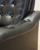 fotele Fotel czarny, włoski design, lata 80, produkcja: Włochy 9