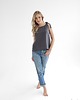 topy damskie Lniany Top MEADOW  CHARCOAL 1