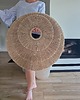 Ozdoby na ścianę Rozeta asymetria, makrama ścienna Boho z juty , naturalna, minimalistyczna 3
