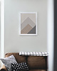 plakaty Oryginalny plakat geometryczny w stylu skandynawskim, japandi, góry. 5