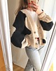 swetry damskie  Ręcznie robiony sweter w łaty 100% wełna handmade 1