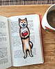 zakładki do książek Zakładka do książki Shiba Inu Akamaru* 5