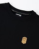 bluza bez kaptura damska Bluza damska bez kaptura crewneck z naszywką AHOJ PRZYGODO czarna 3