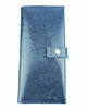 portfele damskie Portfel damski skórzany - niebieski HIT 1