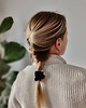 gumki do włosów Gumka jedwabna, scrunchie, frotka black orchid MINI 3
