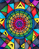 grafiki i ilustracje 17. MANDALA WOJNA - rysunek, plakat. 2