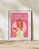 grafiki i ilustracje Plakat "Oh darling pink" 3