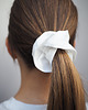 gumki do włosów Lniana gumka do włosów  Pure white Linen 3