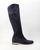 kozaki damskie SKÓRZANE KOZAKI ZAPATO 125 GRANAT NUBUK 1
