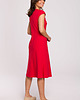 sukienki midi damskie Sukienka o fasonie litery A-czerwona(B217) 1