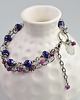 bransoletki z kamieni naturalnych Lapis lazuli z rubiny w srebrze - bransoletka 3