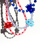 chokery Choker Krab - Błękit 3