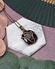 wisiory Miedziany wisiorek wire wrapping z czarnym onyksem #415 3