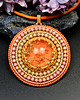 wisiory Veran, wisior z żywicą, haft koralikowy, beading 1