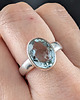 pierścionki srebrne Pierścionek błękitna toń akwamarynu 2