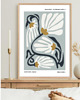 plakaty PLAKAT dekoracyjny , kwiaty ilustracja, flower market 1