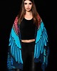 szale damskie SKULL & WINGS Chusta z nadrukiem 3