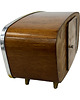 zegary Zegar Kominkowy Weimar Fornir Orzechowy, Lata 60., RFN, Mid-Century Modern 4