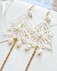 Biżuteria ślubna Kolczyki ślubne z perłami  Lace Me Pure 2 6