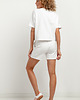 t-shirt damskie Bluza z krótkim rękawem T386, biała 2