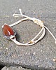 bransoletki wire wrapping Agat na lato  - bransoletka sznurkowa 2