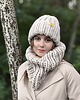 czapki damskie Wełniana czapka i komin- komplet zimowy peruvian WOOLY 4