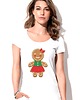 t-shirt damskie Koszulka  z nadrukiem Piernikowa dziewczyna 1