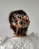 gumki do włosów Gumka jedwabna, scrunchie, frotka kolorowe parasole MAXI 2
