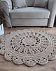 dywany Dywan ze sznurka bawełnianego szydełkowy 90cm 4