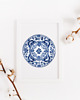 grafiki i ilustracje 3 PLAKATY niebieskie chinoiserie , chińskie talerze 1