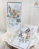 kartki scrapbooking Kobieca kartka urodzinowa, urodziny "Traveller 1" GOTOWA 3