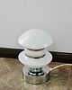 lampy stołowe Lampka Space Age, lata 80., chrom i szkło, E14 1