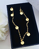 chokery Naszyjnik choker z kółeczkami, coin choker 2