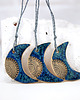Ozdoby na ścianę Księżyce z mandalą - ceramiczne ozdoby wiszące 4