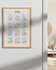 plakaty Plakat kalendarz 2026, minimalistyczny, stylowy, do biura, salonu, 30x40cm. 2