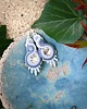 kolczyki soutache Ronja 8 biało-szare kolczyki z sutaszu, srebro. 1