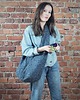 torby XXL Boogi Bag niebieska  torba hobo w stylu boho 2