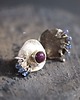 kolczyki wire wrapping szafiry i rubiny ## 1
