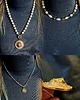 Biżuteria ślubna Perły i medalion z lwem w naszyjniku handmade, może na ślub? 3w1. WARTO 9