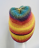 czapki damskie Kolorowa delikatna czapka beanie z wywinięciem S/M z wełną merino 5
