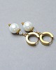 kolczyki pozłacane Kolczyki pozłacane Pearls [white] perły vol. 26  3