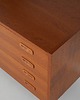 półki Regał tekowy PS System, duński design, lata 60, Randers M 7