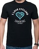 t-shirty męskie Koszulka T-SHIRT.  I love cycling 1